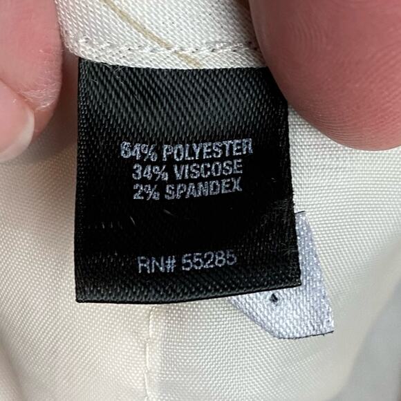 Express Editor Plaid Checked Trousers Pants Gray Size 6 - Picture 5 of 9